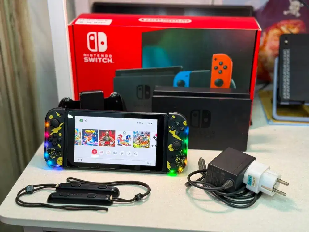 Nintendo Switch V2 Joycon RGB 400GB Fullgame