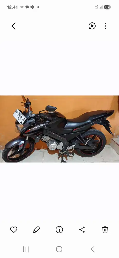 Yamaha Vixion-2014 istimewa tangan pertama