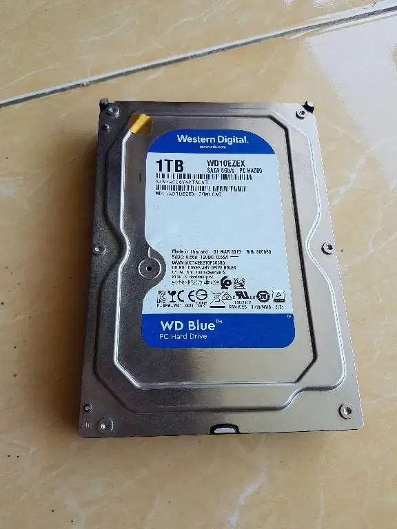 HDD WD Blue Original 1TB Sata3 7200rpm Sehat 100% pot 263 day