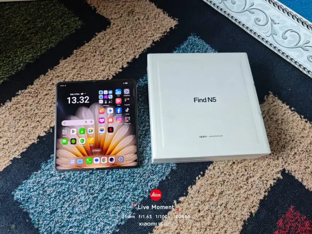 Oppo Find N5 Fold 16/513 Mulus Normal Garansi Panjang Siap Pakai