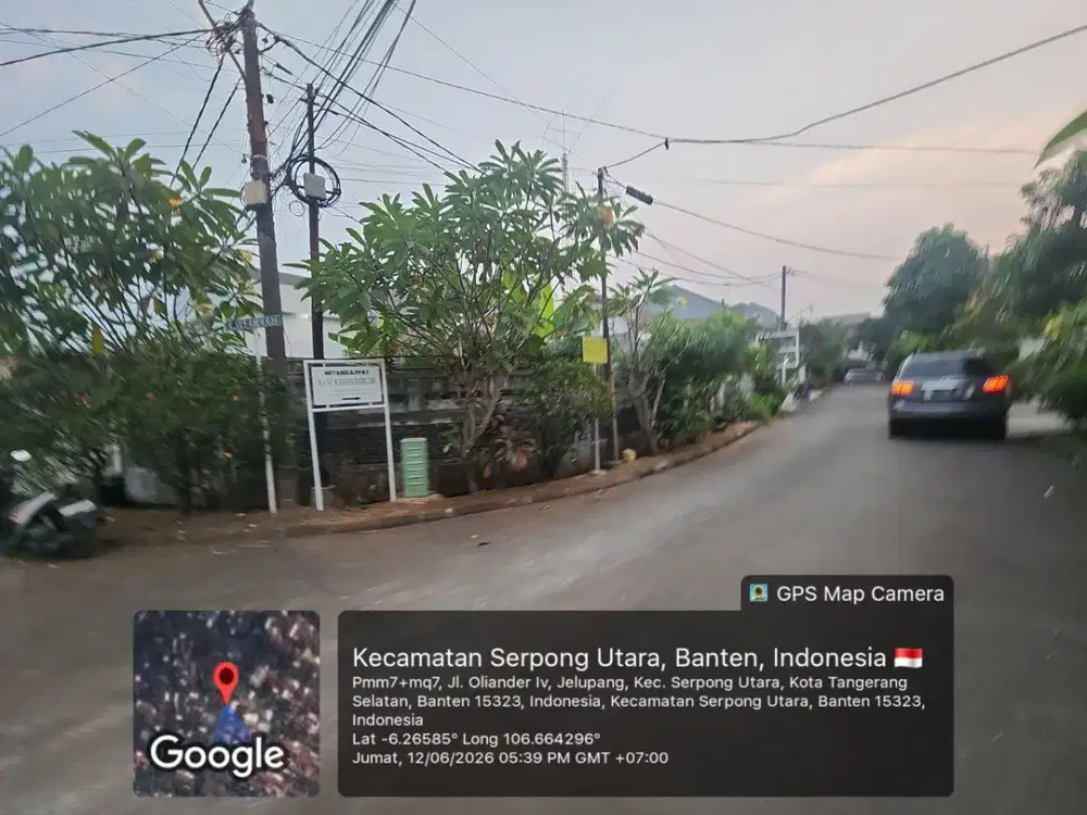 Dijual 3 Kavling Siap Bangun di Villa Melati Mas Serpong