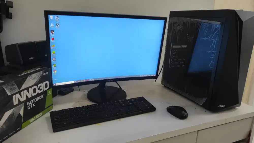 PC Ryzen 3200 + monitor samsung curved