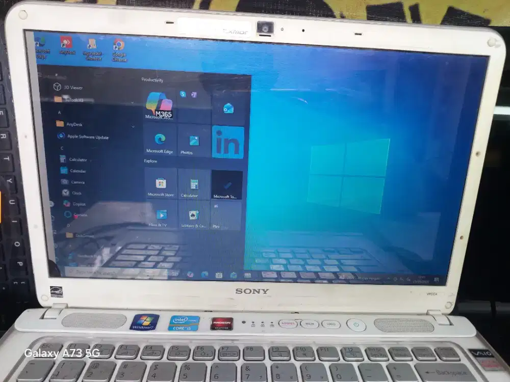 Laptop Sony Vaio Ram 4 32bit