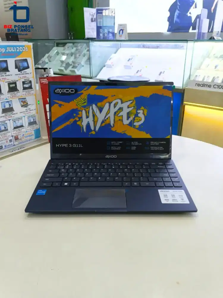 OBRAL LAPTOP BARU AXIOO HYPE 3 INTEL CORE I3 GEN 11