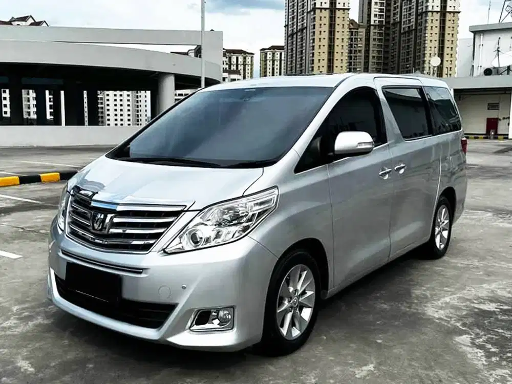 {Km 90rb} 2013 Alphard 2.4G Pilot Seat Pjk 7/27 Body Mulus Int Orsinil