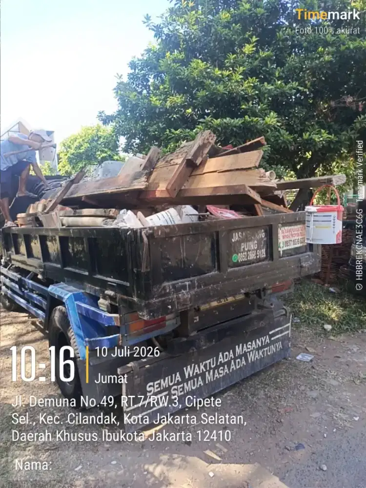 Buang puing dan buang sampah