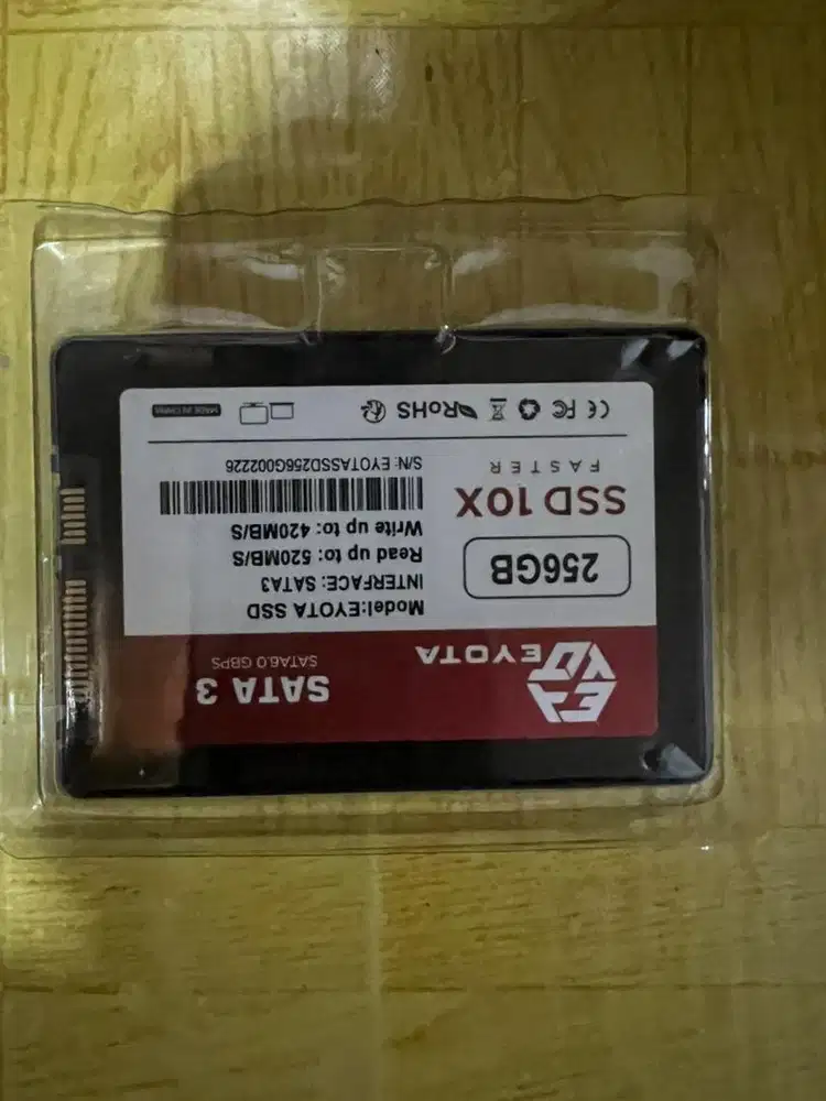 ssd sata eyota garansi on