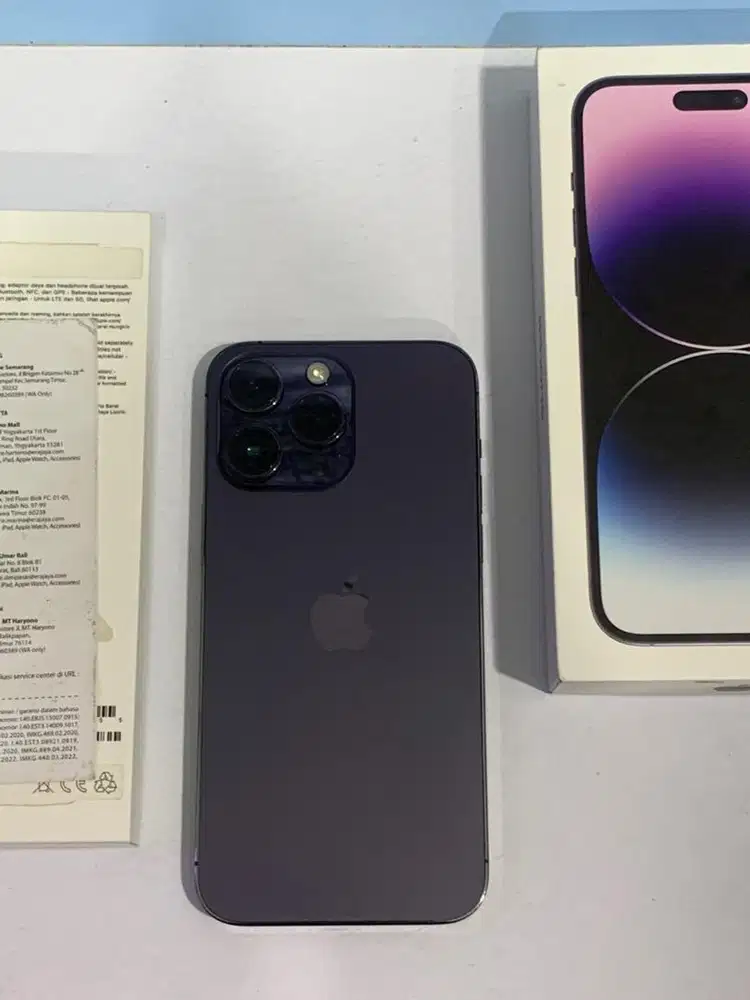 Iphone 14 promax 512 ibox purple