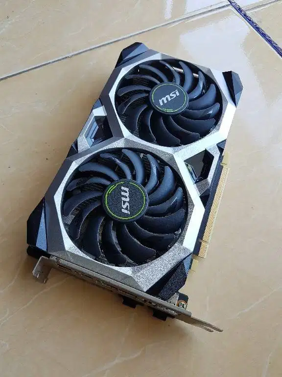 VGA Nvidia GTX 1660 6gb 192bit GDDR5 DX12 MSI Ventus XS OC Dual Fan