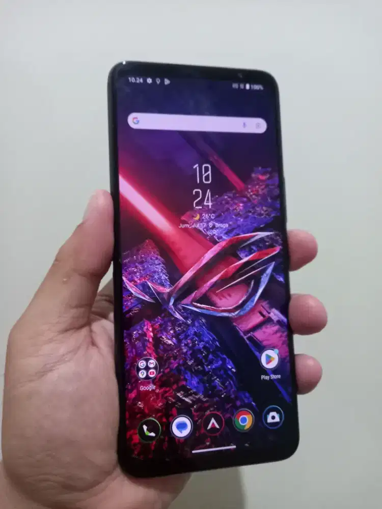 Asus Rog Phone 6 Ram 8/256Gb Fullset ori ada minus dikit