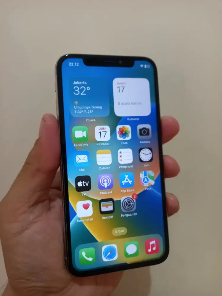 IPhone X White 256Gb Ex inter Batangan minus face id aja off