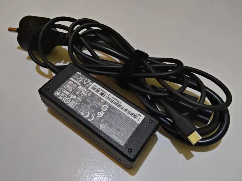 CHARGER LAPTOP ASLI TYPE C BARANG BARU MODEL BARU