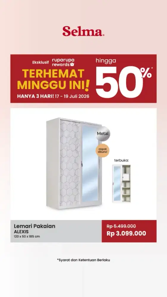 Promo Lemari Metal