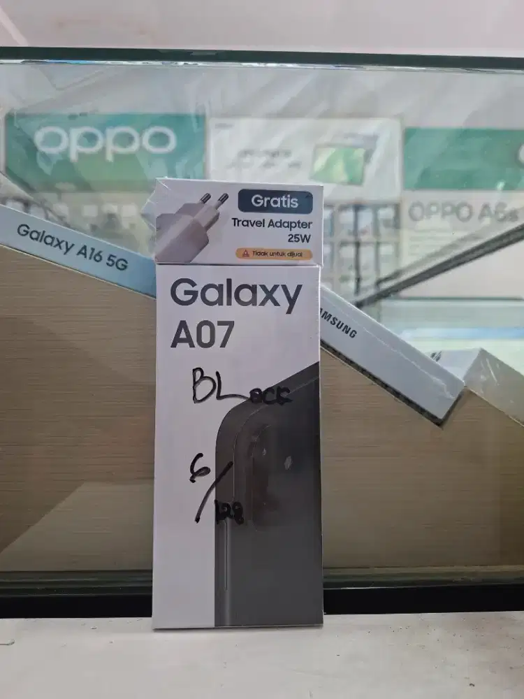 SAMSUNG A07 6/128 NEW MURAH GARANSI RESMI