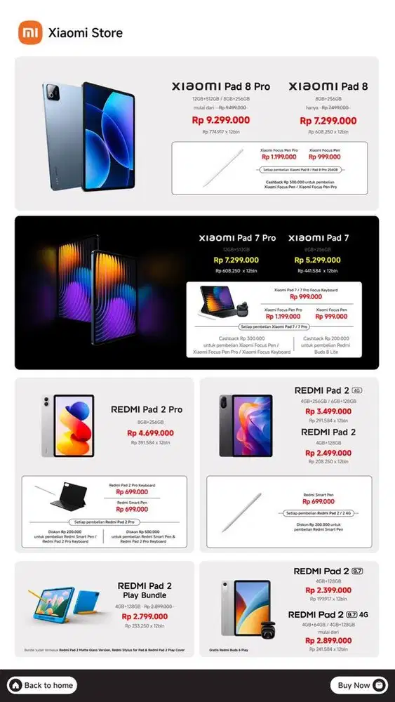 Xiaomi Tablet Series