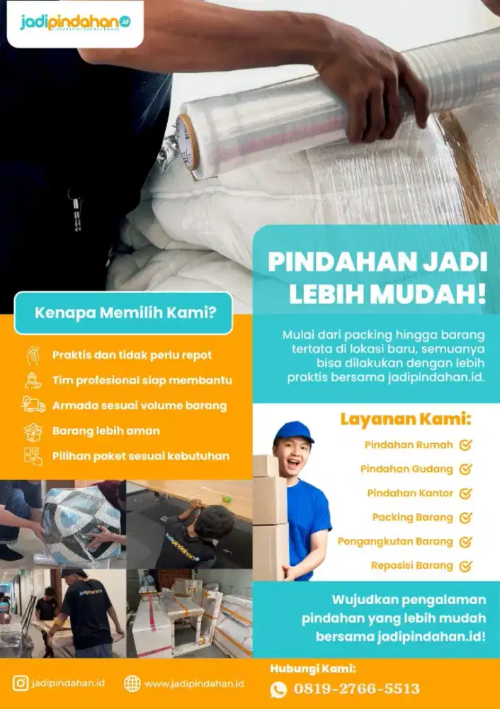 Jasa pindahan rumah kantor apartemen gudang dll