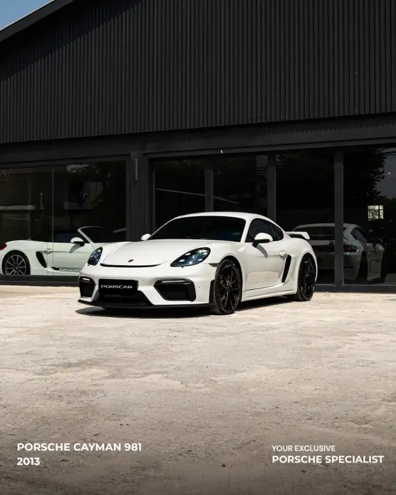 PORSCHE CAYMAN 981 UPGRADE 718 GT4 STYLE
