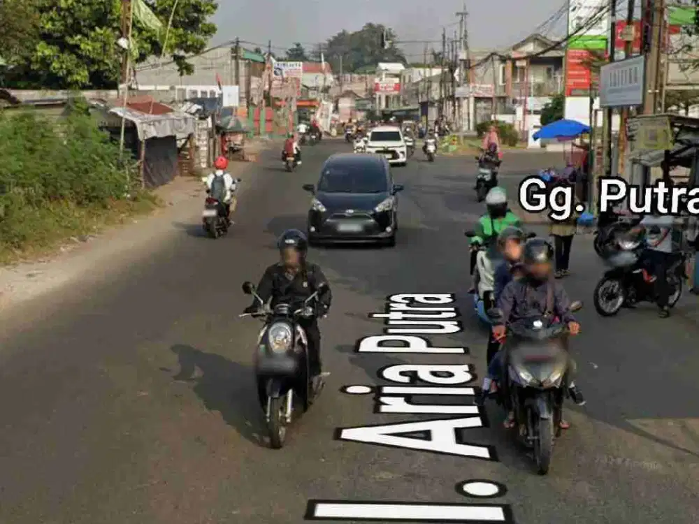 Jual cepat tanah pinggir jl. Raya area putra Ciputat Tangsel