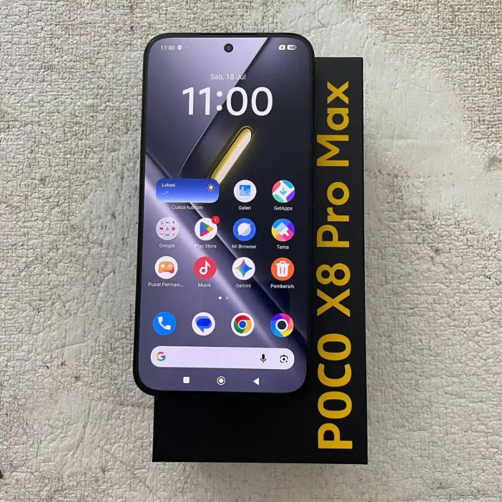 Poco X8 Pro Max Warna Hitam 12/512GB