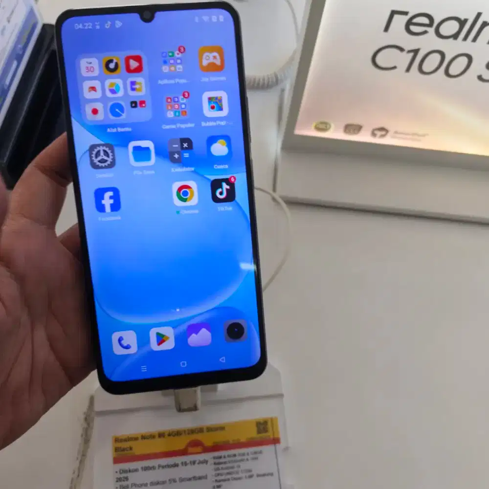 Realme note 80 bunga ringan tanpa DP menggunakan shopeepaylater