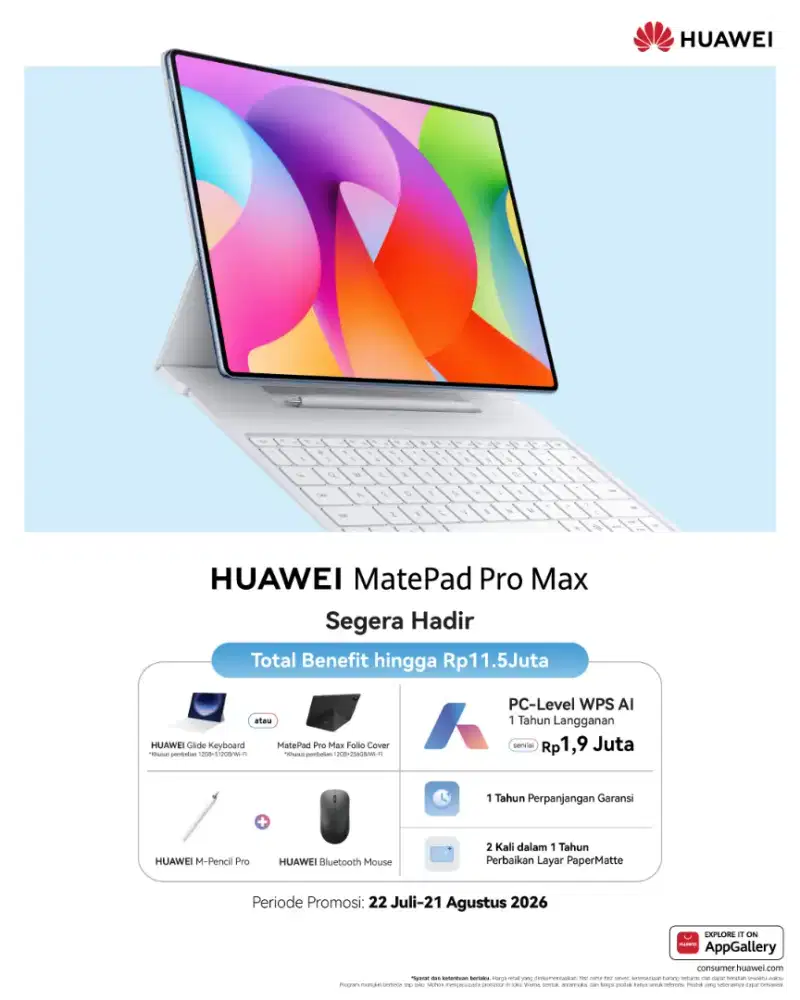 PO Matepad Pro Max