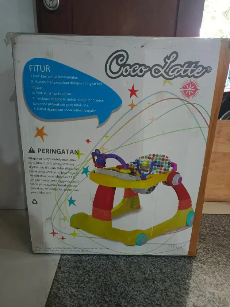 Baby walker coco latte ex kado baru