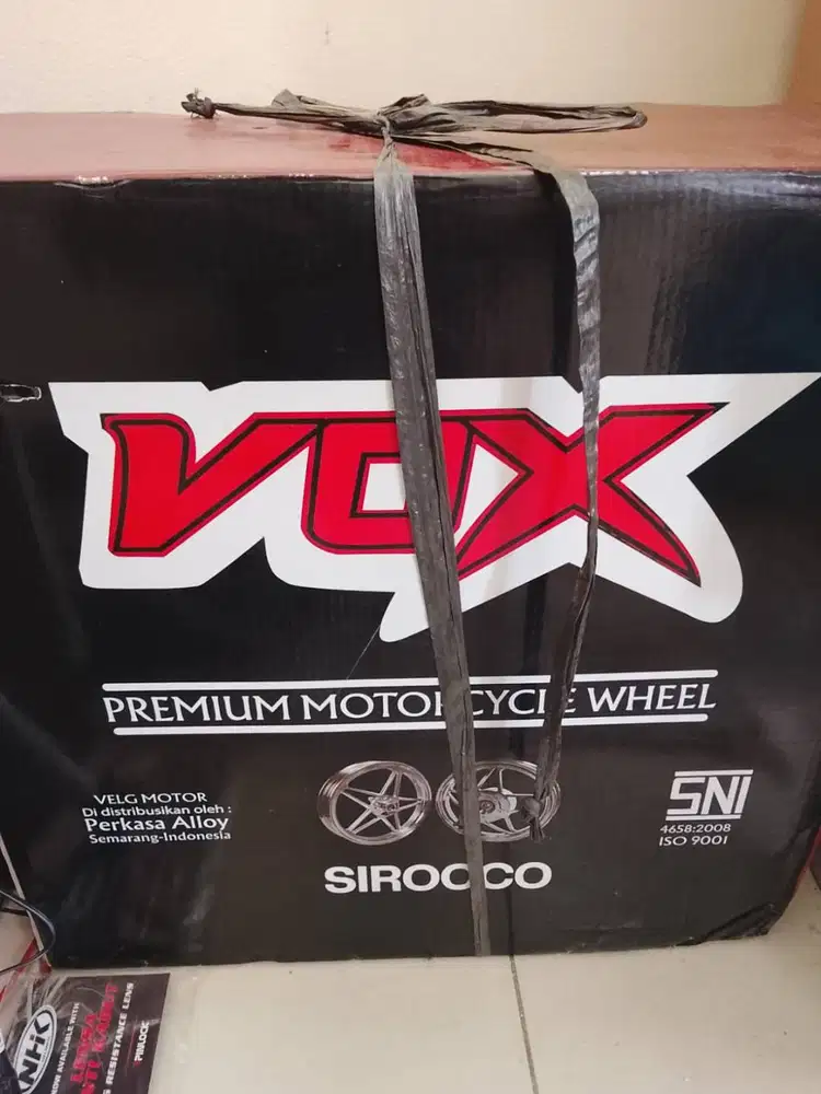 jual velg merk vox model sirocco r14 plus ban fdr mp27 for honda vario