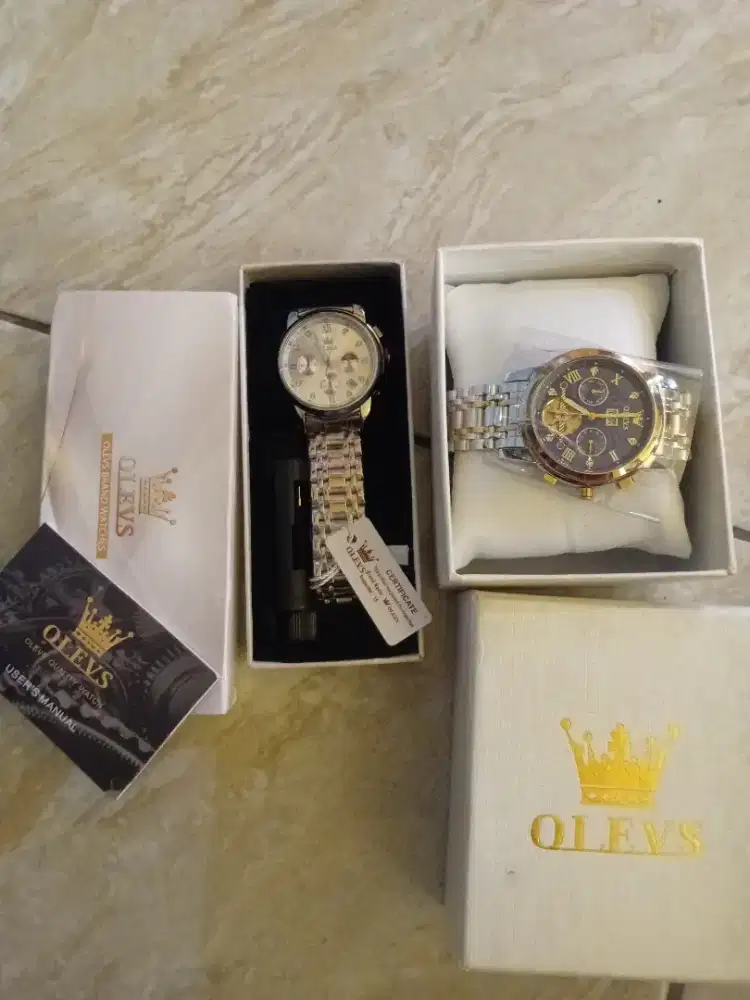 Jam tangan olive ori kondisi baru masih segel