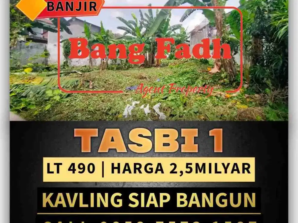 Kavlingan Siap Bangun Murah Di komplek Tasbi 1 / tasbih 1