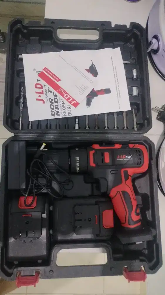 Dijual JLD Tool 36VF Mesin Bor Cas 2 Baterai BISA NEGO