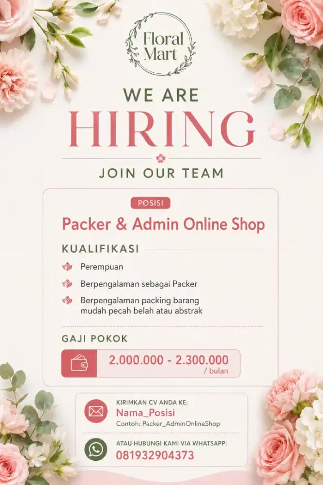 Packer & Admin Online Shop