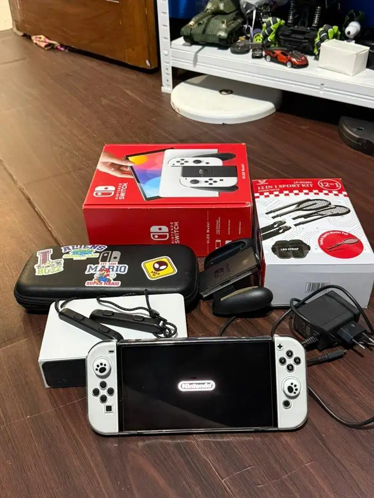 Nintendo switch OLED LENGKAP