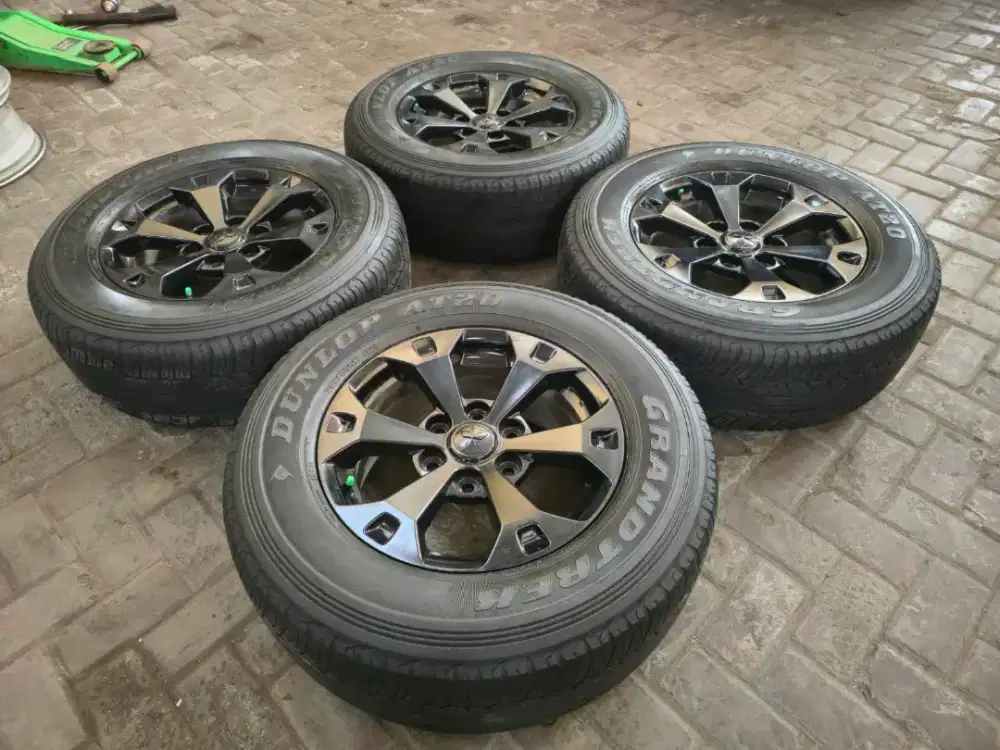 Velg Ban Ori Pajero Dakar Rockford Black R17 GLX Exceed Strada Triton