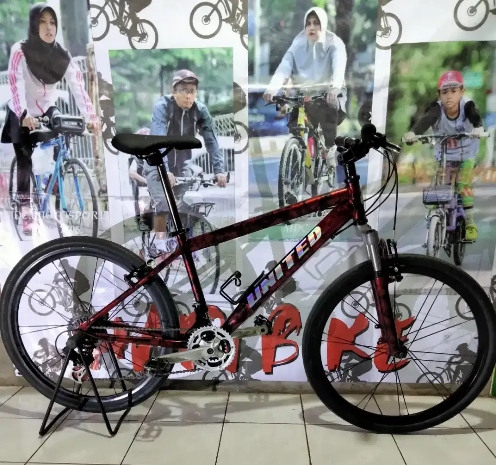 JUAL SEPEDA MTB UNITED 26 ALOY