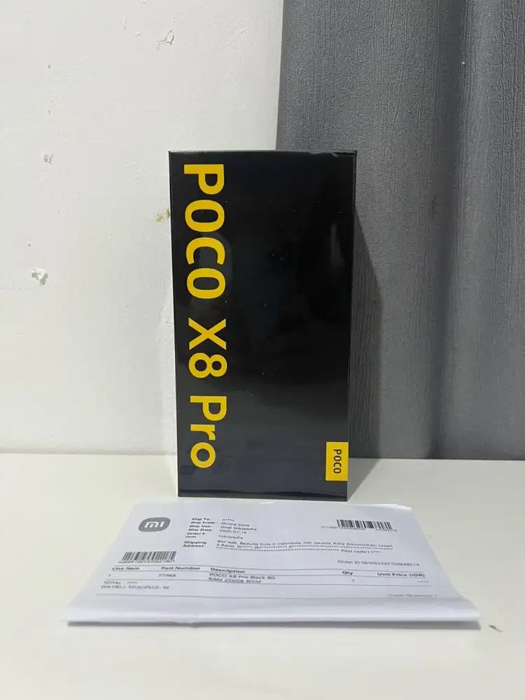 Poco x8 pro 8/256gb black new bnib segel