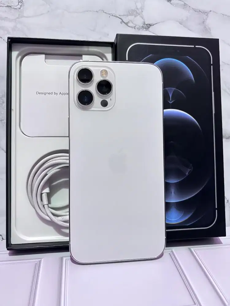 iPhone 12 Pro Max 128Gb Fullset Mulus Nominus