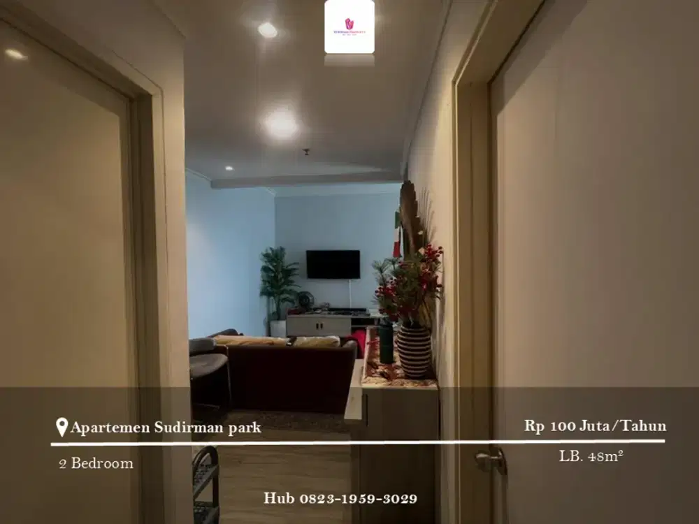 Disewakan Apartement Sudirman Park 2BR Full Furnished High Floor