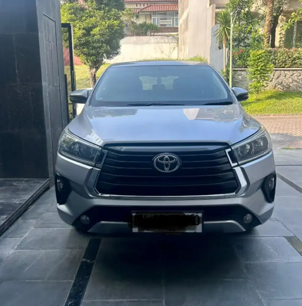 Toyota Innova Reborn th 2021 type 2.0 G Matic bensin silver samsatbaru