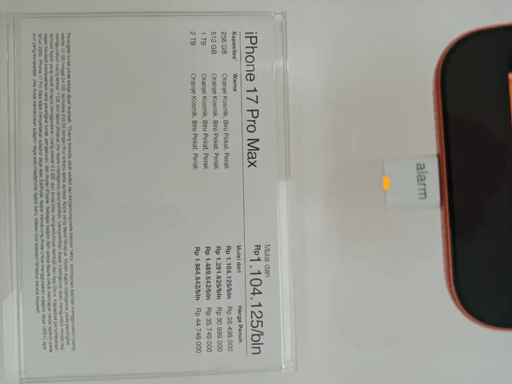 Cicilan Akulaku I-Phone 17 ProMax