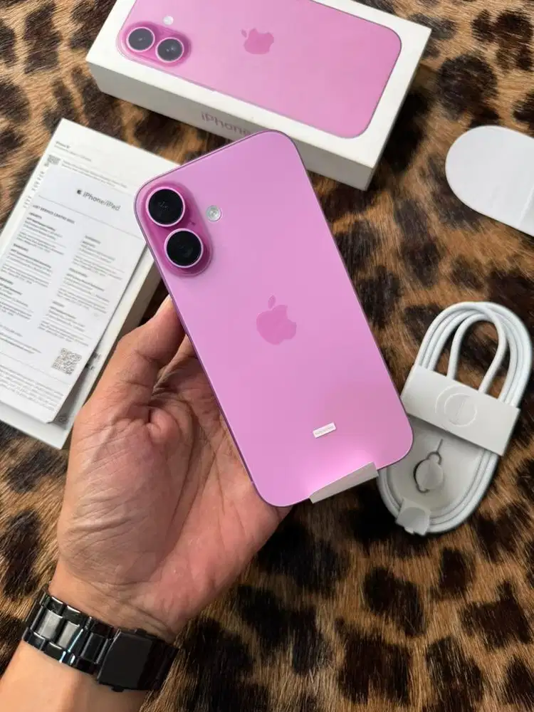 iPhone 16 128GB BH100/CC:0 Resmi (Pink)