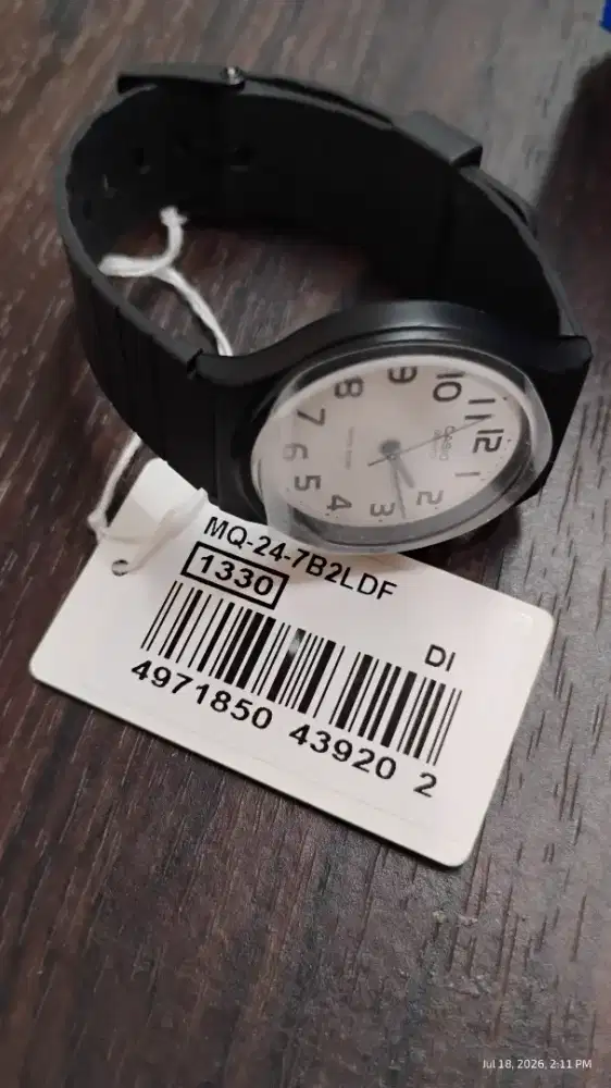 Jual jam tangan casio MQ 24 7B2LDF
