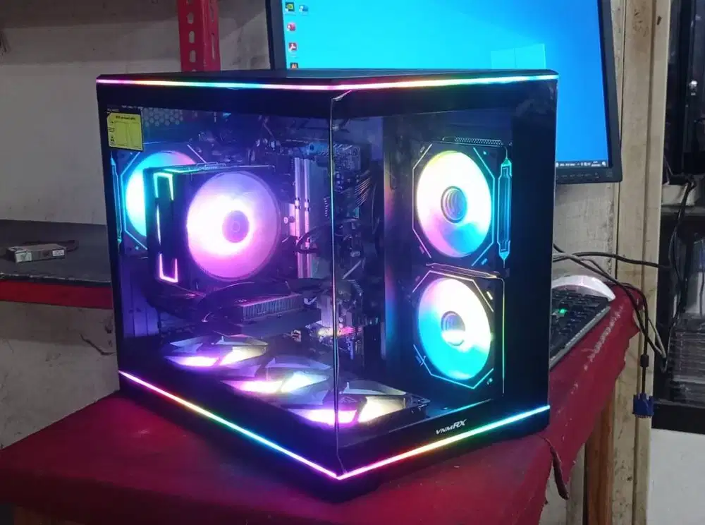 Komputer Gaming AMD Ryzen 7 5700X RX 6700 XT Ram 32GB Mantap