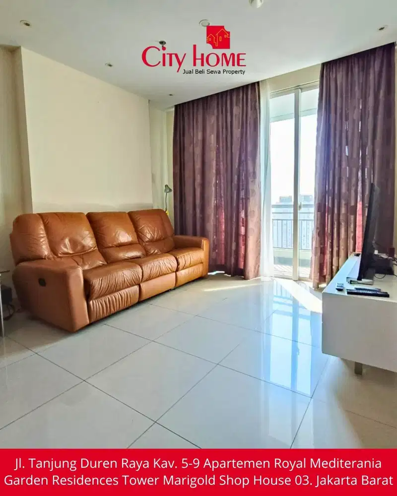 Disewakan Apartemen 3+1 BR Furnished di Central Park Residences