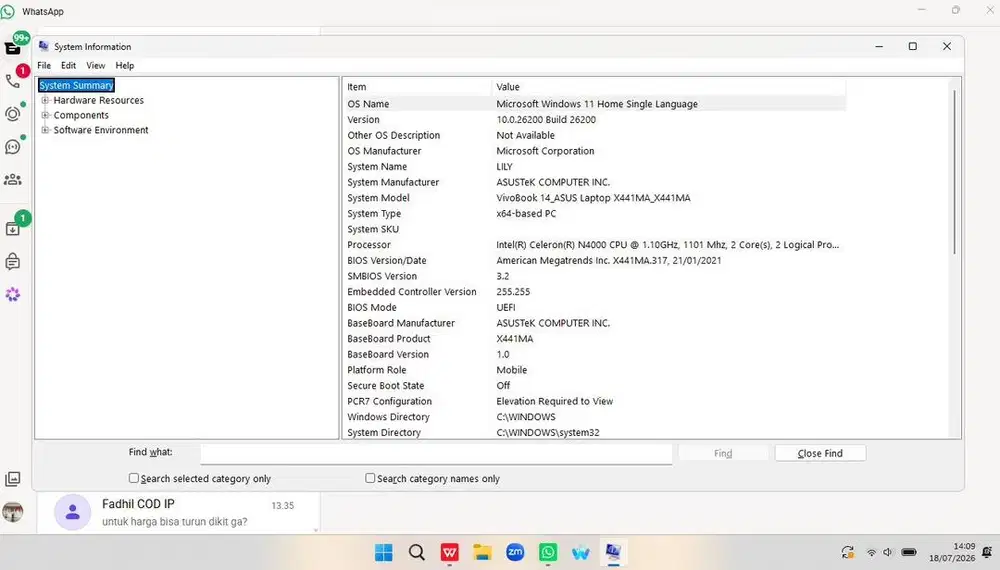 Jual Laptop Asus
