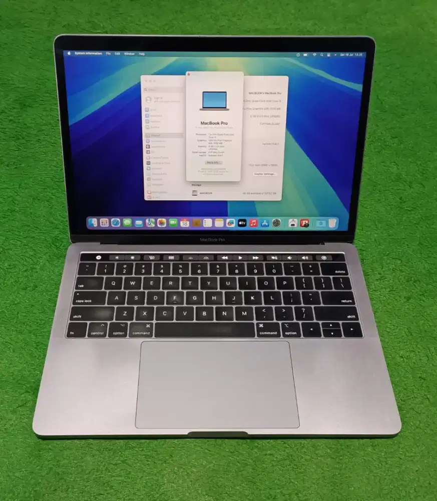 Apple MacBook Pro 2019 13inch i5 8/128 GB Grey Touchbar Murah