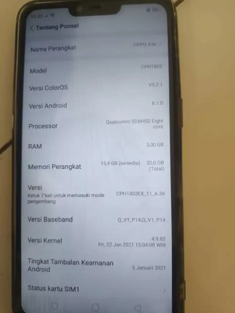 Oppo a3s normal