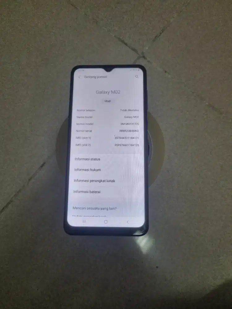 Dijual Hp samsung m02 Ram 2/32 . Normal
