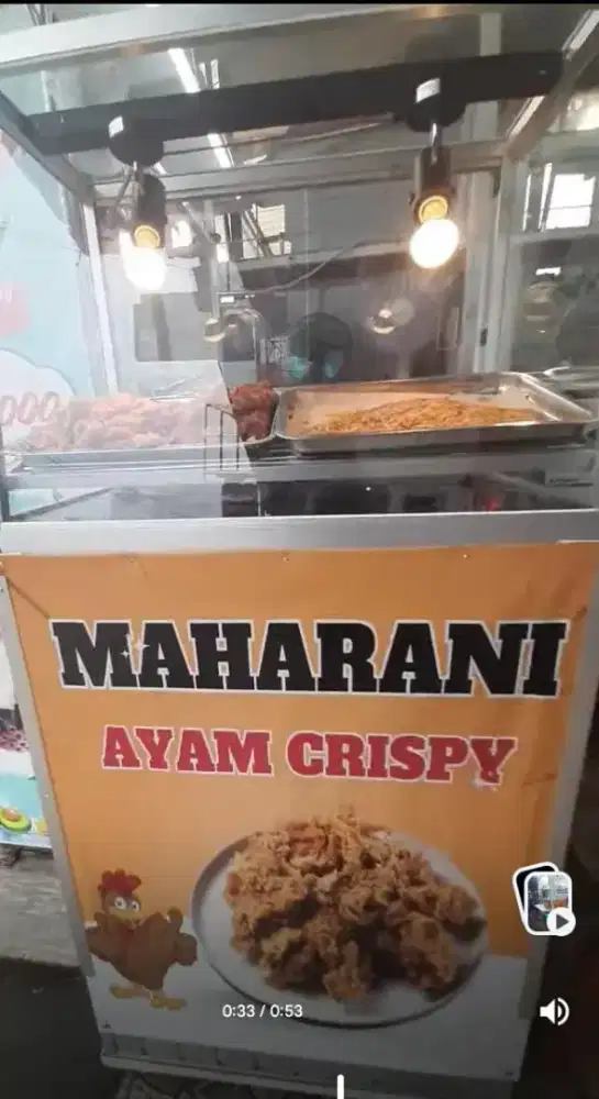 DI JUAL GEROBAK AYAM FRIED CHICKEN