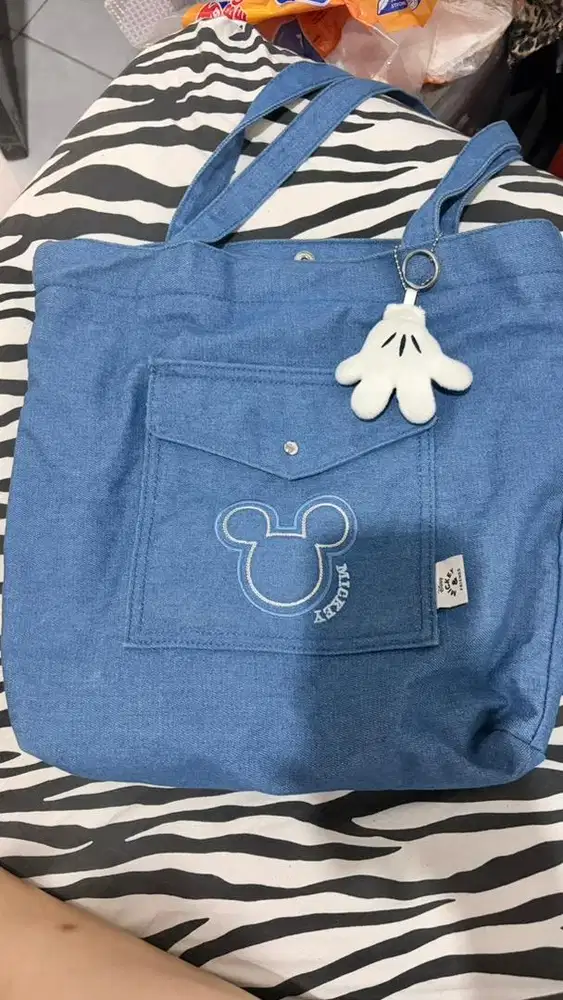 Totebag disney mickey denim