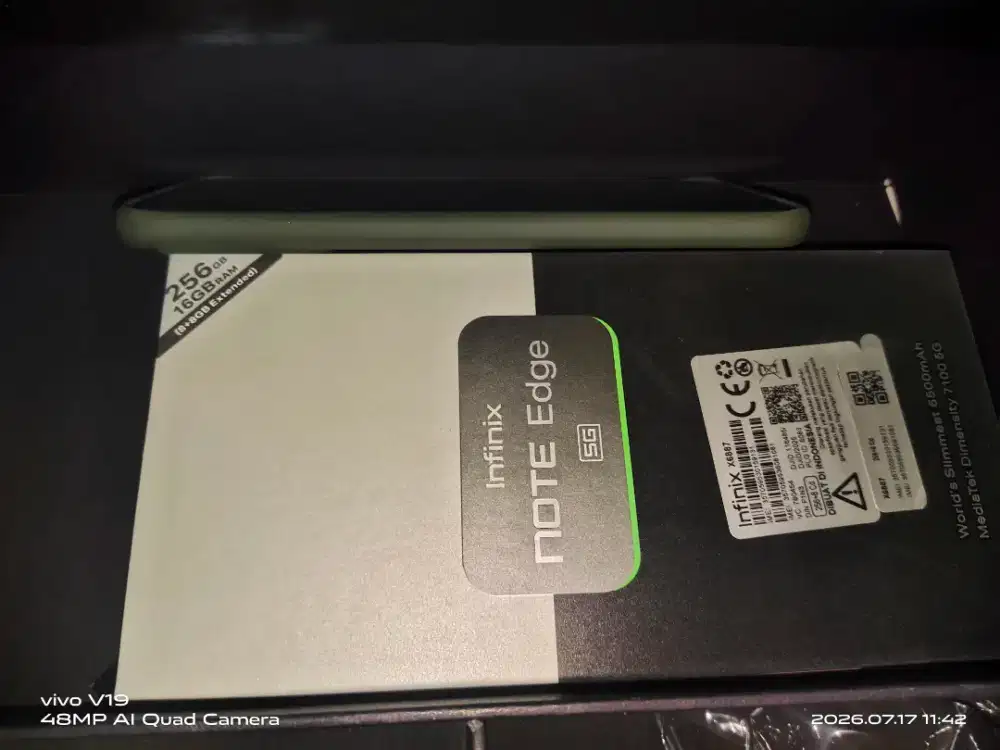 Dijual cepat Infinix note edge 5G 8+8/256(nego tipis)